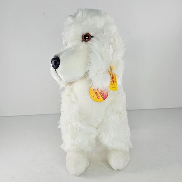 Steiff Mopsy Poodle Plush Dog White 079382 With Original Tags - Picture 10 of 14